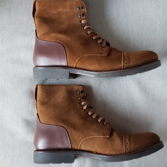 Coach Other - NWOT *Coach Bleecker Cap Toe brown boot*